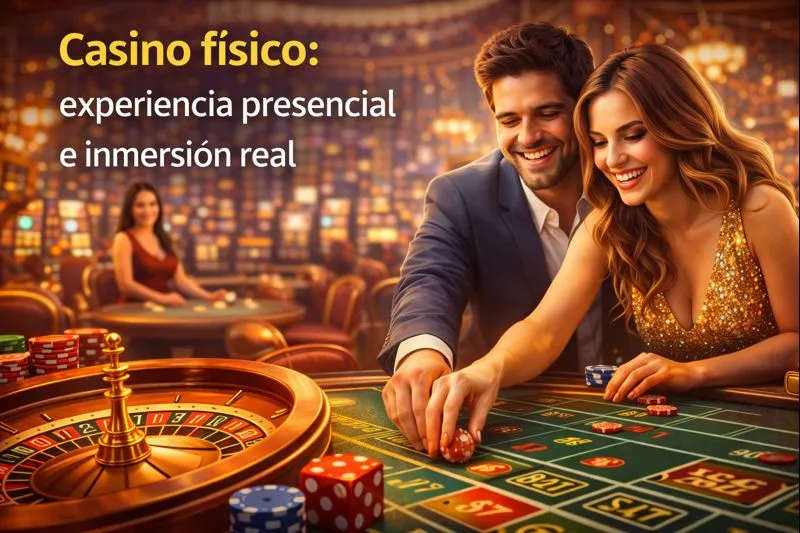 Casino físico: experiencia presencial e inmersión real