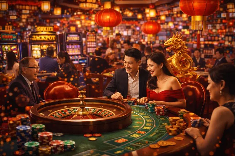 現地ならではの雰囲気を体験できるオフラインゲーム空間